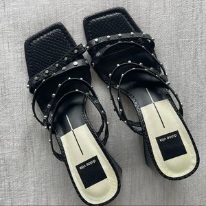 Dolce Vita Black Strappy Heels